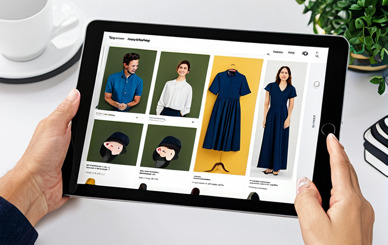 **
"A modern e-commerce website interface showcasing AI-powered personalized product recommendations. A diverse range of products are displayed with 'Recommended for You' labels. A happy customer is browsing on a tablet, fully clothed, appropriate attire, safe for work, perfect anatomy, natural proportions, professional digital art, high quality, professional, modest, family-friendly."
**