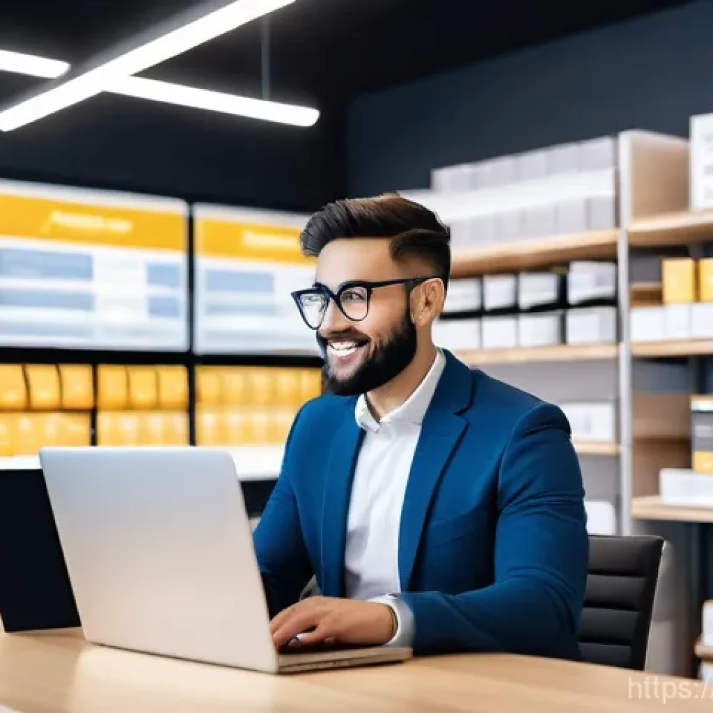 전자상거래 실기 시험에서 반드시 알아야 할 이론 - **Prompt 1: Dynamic E-commerce Operations Hub**
A bright, modern office space buzzing with activ...