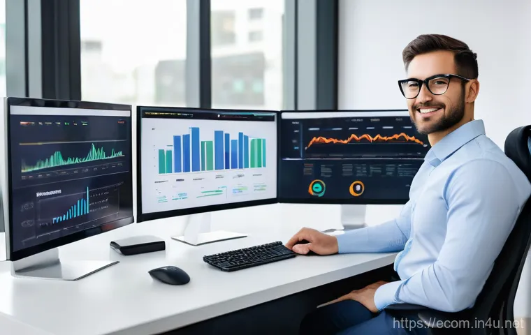 전자상거래 자격증 취득 후 현업에서 배운 교훈 - **Subject:** A female entrepreneur, with a warm and approachable demeanor, wearing a comfortable yet...